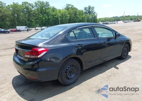 2014 Honda Civic Lx из США, поврежденный, VIN 19XFB2F51EE043327